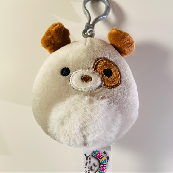 Harrison Fuzzy Belly Dog Squishmallow Clip - Picture 9 of 10